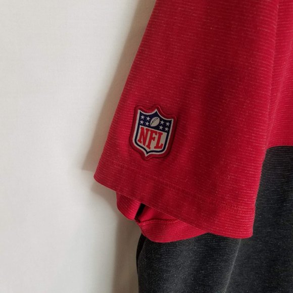 San Francisco 49ers Nike ONFIELD Dri Fit Polo Shirt Mens Size 2XL - Picture 6 of 8